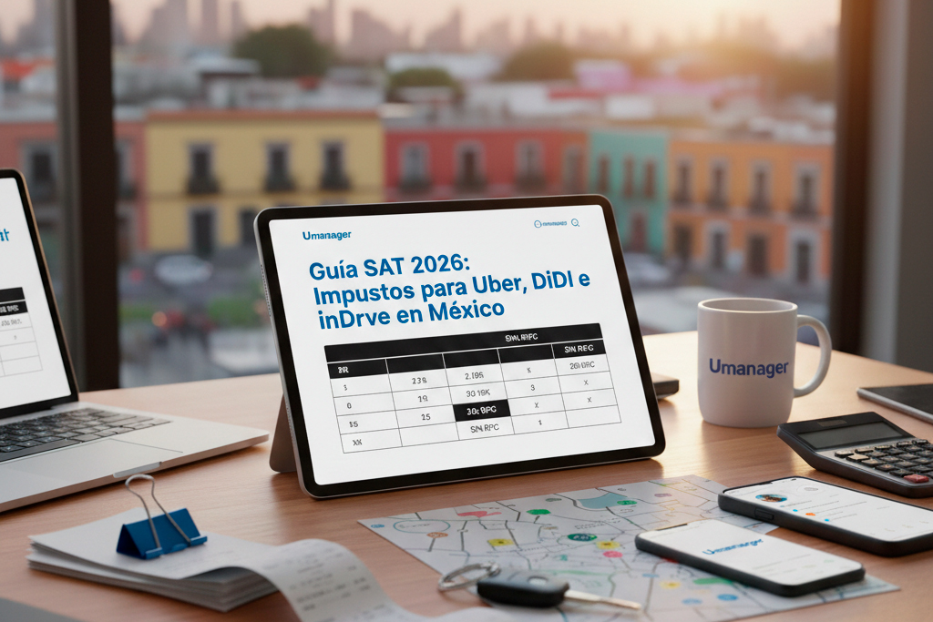 Guía SAT 2026: Impuestos para Conductores y Repartidores en México
