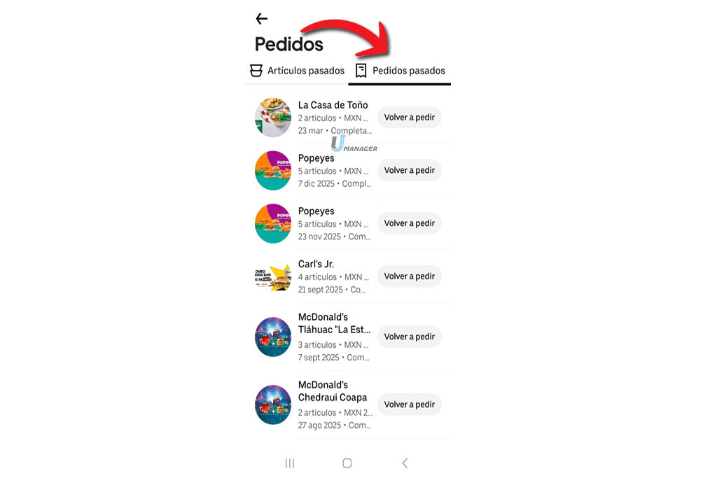 Guia Facturar Uber Eats