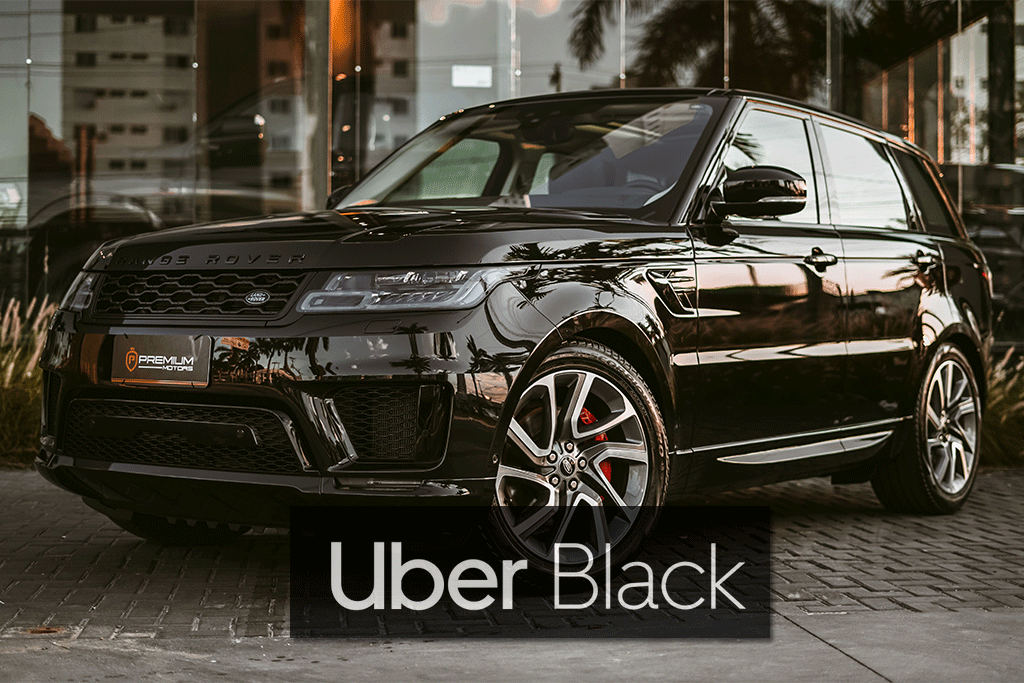 SUV premium color negro para Uber Black